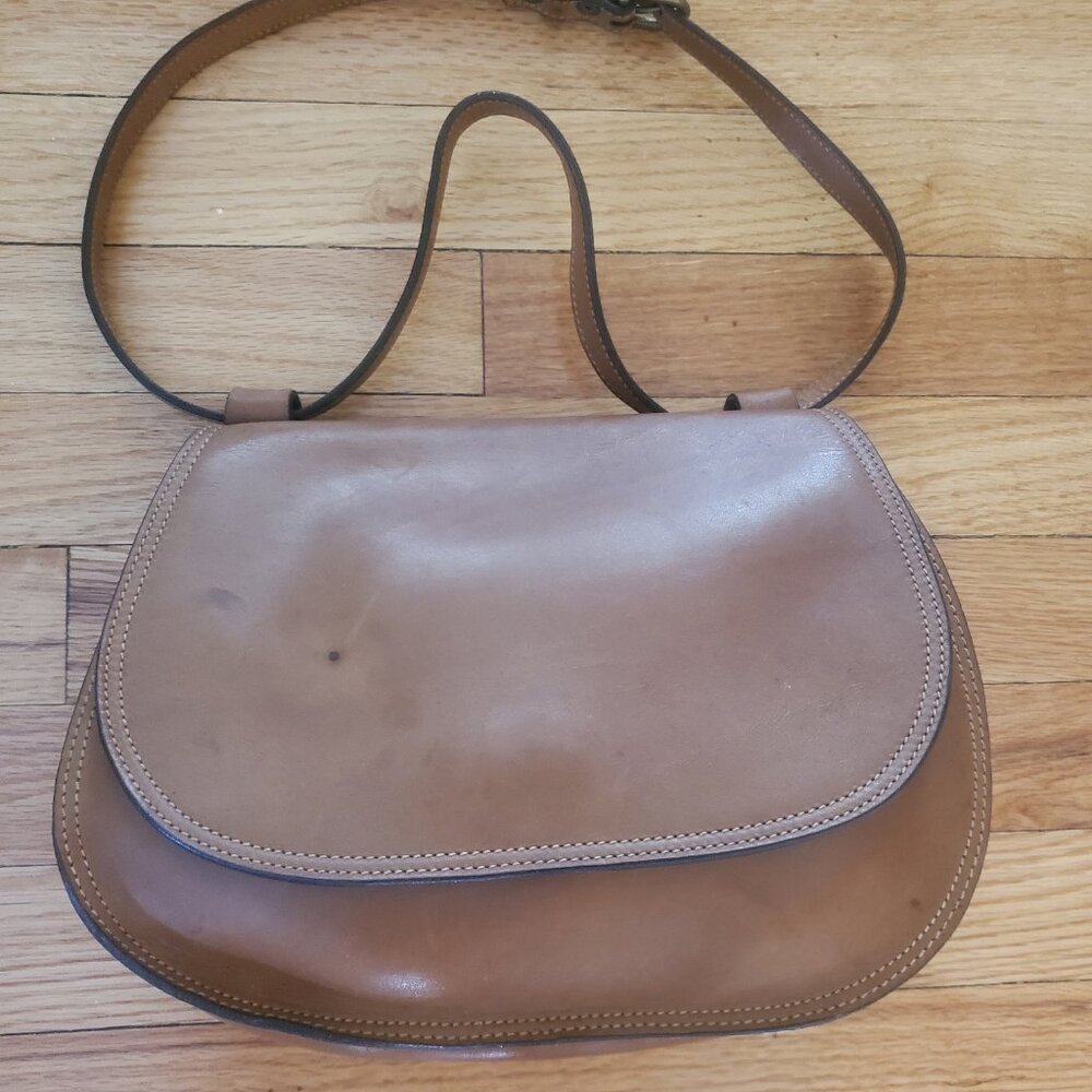 RARE!!! Marley Hodgson Vintage Tan Leather Bag (USED - GOOD condition)
